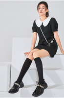 Chaussettes de compression au-dessus du genou pour femmes, compression graduée, soutien massant de la plante des pieds, pour les voyages, le travail et l'usage quotidien