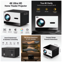 VIVIBRIGHT Projecteur LED 4K K7000 Offre une Qualité Supérieure au Projecteur DLP, Projecteur Home Cinema, Parfait pour le Home Cinéma