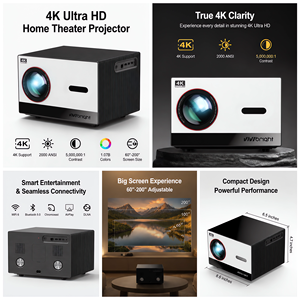 VIVIBRIGHT <span class=keywords><strong>Projecteur</strong></span> LED 4K K7000 Offre une Qualité Supérieure au <span class=keywords><strong>Projecteur</strong></span> DLP, <span class=keywords><strong>Projecteur</strong></span> Home Cinema, Parfait pour le Home Cinéma - Product Image 5