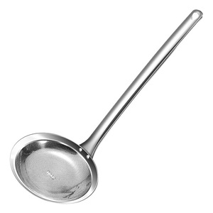 Cuillère à écrémer en acier inoxydable 316, filtre à mailles fines épaissies pour la passation des liquides en cuisine, avec manche allongé, idéale pour les hot pot - Product Image 2