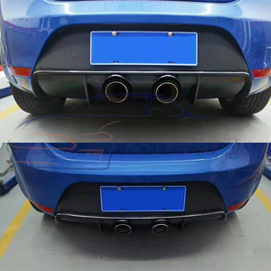 Pour SEAT LEON <span class=keywords><strong>CUPRA</strong></span> Mk4 2014 - Boytkld - Spoiler de pare-chocs arrière en fibre de carbone en 2 parties - Product Image 5
