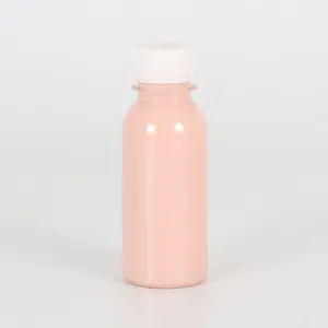120 Ml4Ozメーカーカスタムロゴラベル小さなミニ食品グレードの飲用ジュースミルクティーヨーグルトペットプラスチックボトル