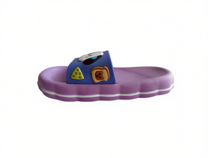 Pantofole Cartoon Viola Chiaro 24-35 con Suola Imbottita in EVA per Tutte le Stagioni, da Indossare in Casa - Product Image 1