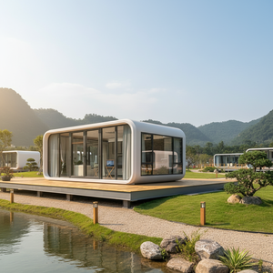 <span class=keywords><strong>Casa</strong></span> Pequeña Inteligente Tipo Apple Pod, Cabaña Prefabricada Futurista para Alquileres en Airbnb, Estancias Boutique y Alojamiento en Parques de Vacaciones - Product Image 6