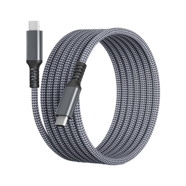 240W Fast Charging USB C Cable 40Gbps Data Transfer 1m Nylon Super Fast Speed Pure Copper for Phone Charger USB3.0 for Hard Disk