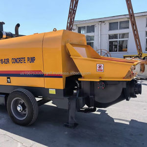 Pompe à béton portative électrique diesel de machines de construction HBTS40 Pompe à béton de haute qualité par le fabricant de la Chine - Product Image 1