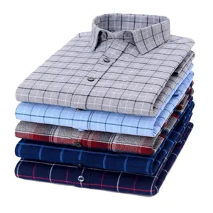 Wholesale Custom High Quality Cheap Plaid Printed Casual Shirts