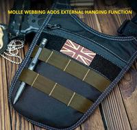 Petit sac tactique portable en gros, sac banane tactique, pochette passeport, porte-cartes, sac dissimulé