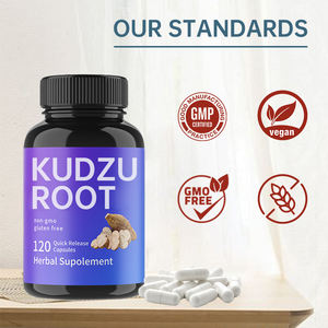 OEM 개인 라벨 Kudzu 뿌리 추출물 캡슐 500mg Kudzu 뿌리 추출물 근육을 이완시키고 열을 줄입니다. - Product Image 2