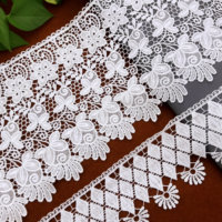 Élastique Décoratif Volant Tissé Élastique Dentelle Dentelle Tissu Broderie Élastique Bande