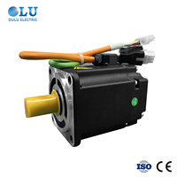 Moteur servo à impulsion triphasé haute précision AC220V 750W 3000 tr/min avec encodeur absolu 17/23 bits et bride de 80 mm pour commande CNC et usinage