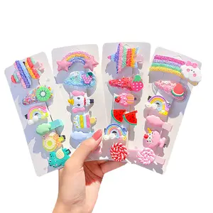 Set di 10 Mollette <span class=keywords><strong>per</strong></span> <span class=keywords><strong>Capelli</strong></span> Glitterate Color Caramella <span class=keywords><strong>per</strong></span> Ragazze Fermagli Mini Carini Accessori <span class=keywords><strong>per</strong></span> <span class=keywords><strong>Capelli</strong></span> <span class=keywords><strong>per</strong></span> Bambini - Product Image 1