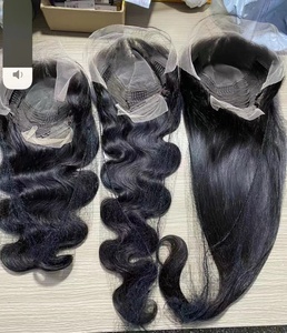 Capelli Indiani Grezzi, Fasci di Capelli Ricci Vietnamiti Birmani, Extension per Intrecciare, Chiusura in Pizzo HD, Frontale, Nastro Adesivo, Capelli Sfusi, Biondo 613 - Product Image 3