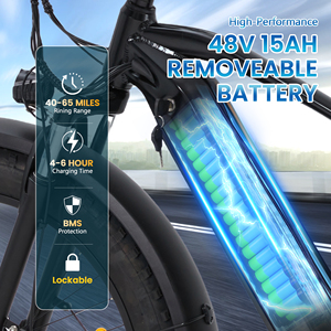 1688 Agent livraison rapide 26 pouces batterie au lithium 13AH 500W 48V longue durée VTT électrique - Product Image 4