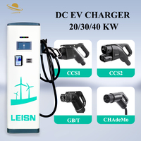 Gbt Type 2 20kw 30kw 40kw Chargeur CA pour voiture électrique 380v Station de recharge pour véhicules électriques commerciaux montés au sol
