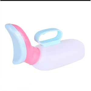 Urinoir ovale pour femmes, à poser, avec embout souple et couvercle, pour personnes âgées alitées, utilisation en chambre. - Product Image 4