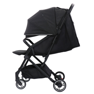 Nuovo modello di moda di lusso stile europeo bambini passeggini in pelle guscio d'uovo EN1888 omologato carrozzina leggera - Product Image 3