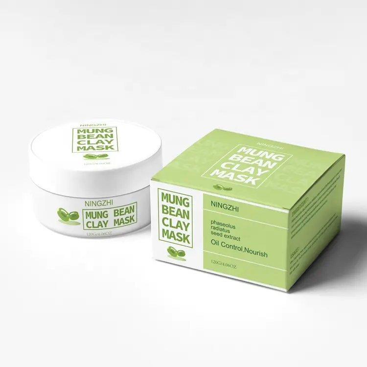 Ningzhi — masque contre l'acné, réduction de la peau, nourrissant pour les haricots mungo, masque en argile, nouveauté 2020