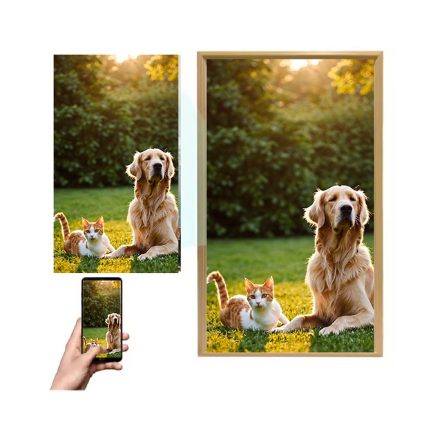 Factory Direct Smart Digital Acrylic Picture Frame 8 Inch MP3 Support WiFi Cloud Album Custom OEM ODM Large Electronic Photo