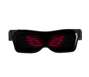 Nuevo producto Control de logotipo personalizado Gafas mágicas <span class=keywords><strong>LED</strong></span> programables Gafas de fiesta con persianas para Bar KTV - Product Image 2