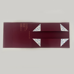 Confezione regalo di lusso magnetica confezione regalo di carta pieghevole scatola regalo per uccelli - Product Image 5