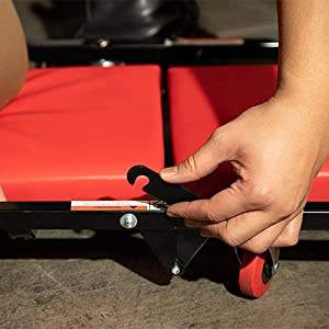Herramientas Plegables para Reparación de Automóviles, Tabla Ajustable para Reparaciones, Asiento para Mecánico de Automóviles - Product Image 5
