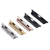 Adaptateur de bracelet de montre en acier inoxydable 316L, connecteur de bracelet de montre intelligente, lien à vis multicolore pour Apple Watch 9 8 7 6 5 4 SE