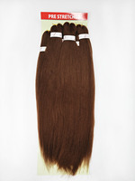 Cheveux synthétiques pré-étirés pour tresses, non pliés, 52 pouces, 6 pièces dans un paquet, tresses faciles, extensions de cheveux douces et volumineuses