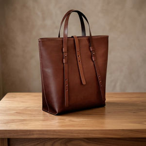 Sac à main tendance en cuir véritable 100% durable, imperméable, avec fermeture éclair, élégant, pour femme, Saint-Valentin, portable, 1L, deux poignées - Product Image 3