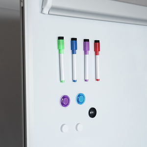 Tablón de anuncios de pizarra blanca con rotafolio de lujo desmontable de 70x100cm con ruedas rotafolio moderno - Product Image 3