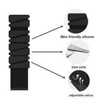 Bracelets lestés triangulaires en silicone réglables pour poignets et chevilles, pour Pilates, Yoga, Fitness, Course à pied et Entraînement de force
