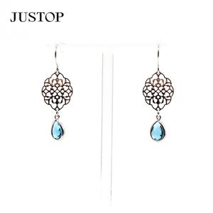 Tendance Laiton Argent Plaqué Or Bijoux Personnalisés Dangle Pendentif Boucle D'oreille Respectueux De L'environnement - Product Image 5