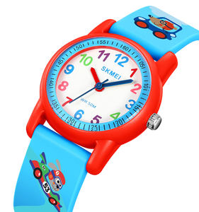 스케미 2157 크리스마스 선물 어린이 플라스틱 시계 만화 캐릭터 어린이 여자아이 남자아이 귀여운 쿼츠 아날로그 시계 - Product Image 4