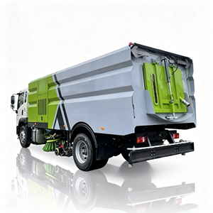 รถกวาดถนน Howo 4x2 จากจีน ปรับแต่งพวงมาลัยได้ มาตรฐานไอเสีย Iso Ccc สำหรับรถกวาดถนน - Product Image 5