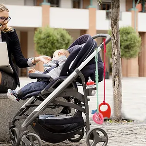 חמוד עמיד סיליקון תינוק מוצץ קליפ pacifier מחזיק מוצצים רתום בקבוק צהבת עבור עגלה