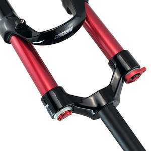 MAGICBROS-Horquilla de suspensión neumática <span class=keywords><strong>para</strong></span> viaje, 120mm, 26/27 pulgadas, freno de disco de liberación rápida QR, compatible con montaña, <span class=keywords><strong>MTB</strong></span>, 5/29 - Product Image 4