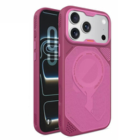 Coque de téléphone magnétique en nid d'abeille rafraîchissante pour iPhone 18 17 16 15 Pro Max, protection antichoc, finition mate dépolie