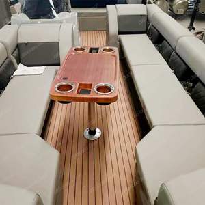 <span class=keywords><strong>Bateau</strong></span> ponton <span class=keywords><strong>de</strong></span> luxe Allhouse en aluminium et <span class=keywords><strong>fibre</strong></span> <span class=keywords><strong>de</strong></span> <span class=keywords><strong>verre</strong></span> avec barbecue et évier pour la pêche en rivière et les loisirs - Product Image 4