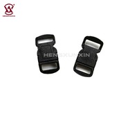 Boucle en plastique noir de petite taille, à dégagement latéral, de haute qualité, couleur personnalisable, professionnelle, excellente sécurité pour les composants de sacs