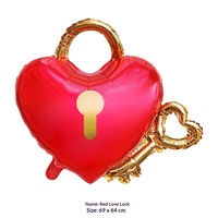 Nouveaux ballons en aluminium en forme de cœur d'ours pour la Saint-Valentin, pour les mariages et la décoration de la Saint-Valentin