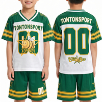 Maillot de football unisexe en polyester respirant à motif personnalisé par sublimation intégrale, faible MOQ 10 pièces, style streetwear hip-hop