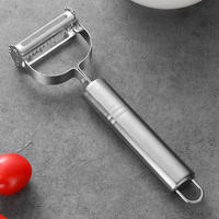 Keuken Gadgets 2026 RVS 3-in-1 Set Fruit Schilmesje Clip Rasp Multifunctionele Groenteschiller