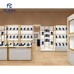 Kovict thời trang đồ trang sức Cửa hàng đồ trang sức thiết kế đồ nội thất Vàng kệ trưng bày đồ nội thất để trưng bày đồ trang sức - Product Image 4