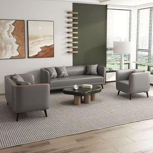 Sofá Pequeño Estilo Crema, Sofá Simple de 2 y 3 Plazas para Sala de Estar, Dormitorio, Hotel, Tienda de Ropa, Salón de Belleza y Salón de Recreo - Product Image 3