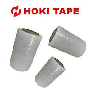 Film étirable Hoki 18 microns Durable 10 cm X 100 m Film plastique souple dureté avec stabilité de charge supérieure empêche les dommages causés par les changements de vitesse - Product Image 6