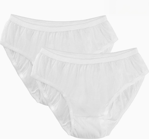 Ropa Interior Desechable de Algodón para Mujer, Bragas Desechables de Cintura Alta para Viajes, <span class=keywords><strong>Hospital</strong></span>, Maternidad - Product Image 2