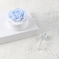 Diffuseur d'huiles essentielles en céramique parfumée à la pivoine, avec logo imprimé personnalisé, en porcelaine, pour la maison