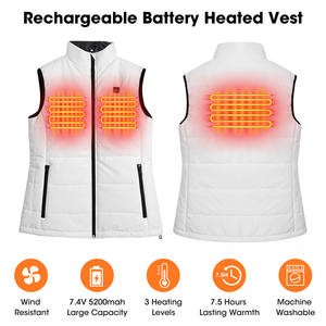 OEM Veste chauffante électrique intelligente USB à trois zones alimentée par <span class=keywords><strong>batterie</strong></span> pour hommes Meilleures vestes chauffantes pour hommes - Product Image 2