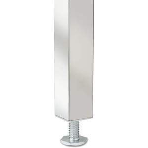 Escritorio para computadora de acero con pedestal doble Alera de 72 x 36 x 29.5 pulgadas, color moca/negro - Product Image 6