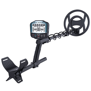 Détecteur de métaux professionnel avec bobine de 25 cm, multi-fréquence, étanche IP65, 12 V CC, plastique ABS noir, pour adultes - Product Image 2